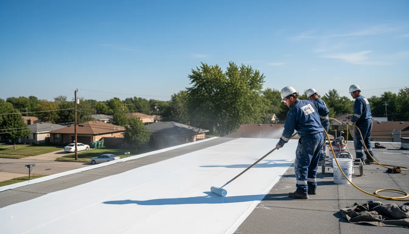Commercial roof coating in Booth, AL near me